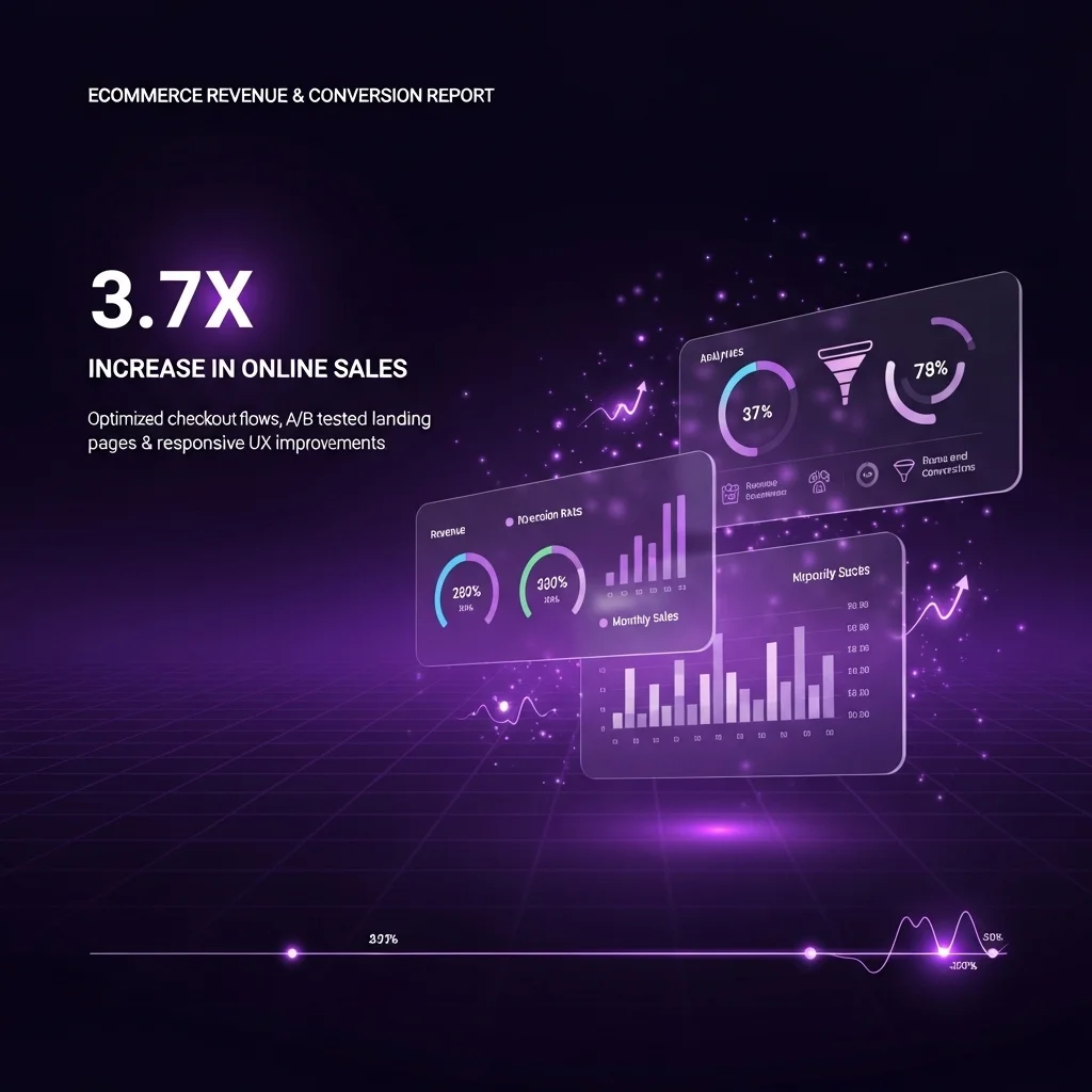 AI SEO Case Study Results Dashboard