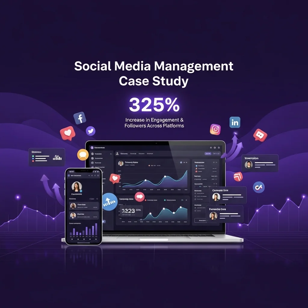 AI SEO Case Study Results Dashboard