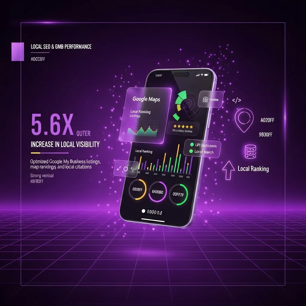 AI SEO Case Study Results Dashboard